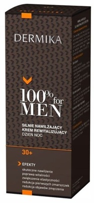 DERMIKA 100% FOR MEN 30+ SILNIE NAWILŻAJĄCY KREM