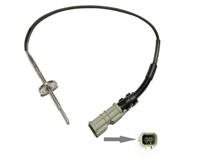 Датчик температуры выхлопных газов man tga, tgx, tgs фото №1