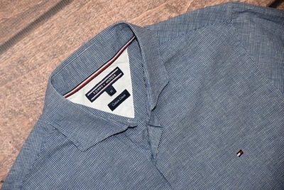 TOMMY HILFIGER _ bawełna len _ M