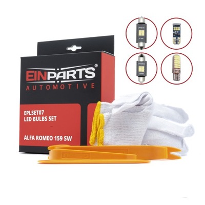 Eplset07 набір лампочка led do alfa romeo 159 sw фото №1