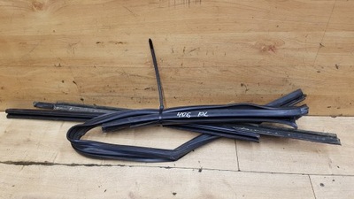 Уплотнители стекло дверь перед левая комплект peugeot 406 фото №1