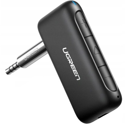 Adapter audio Bluetooth 5.0 UGREEN CM276 (czarny), odbiornik dźwięku, jack