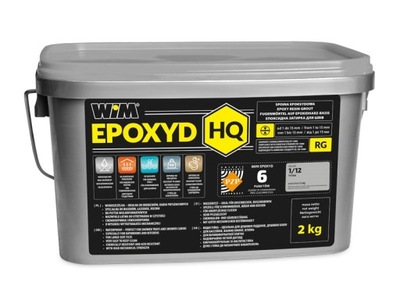 WIM FUGA EPOXYDOWA HQ 111 SREBRNY 2KG