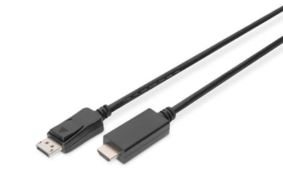 Kabel adapter DisplayPort 1.2 z zatrzaskiem 4K