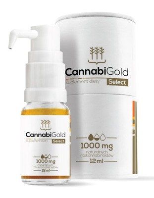 Cannabi Gold Select olejek konopny CBD 1000mg 12ml
