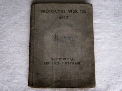 MOTOCICLETA WSK M06-Z 125 - MANUAL - 1960 AÑO  