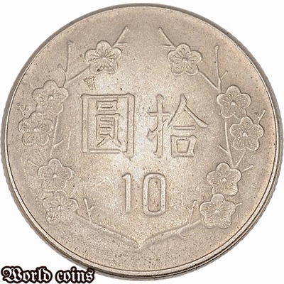 10 DOLLARÓW 1981 TAJWAN