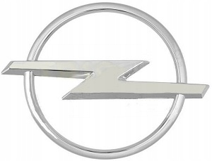 OPEL VECTRA B ZAFIRA A ASTRA2 PARTE TRASERA INSIGNIA EMBLEMA  