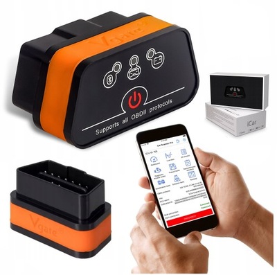 INTERFEJS DIAGNOSTYCZNY VGATE ICAR 2 BT 3.0 BLUETOOTH OBD2 фото