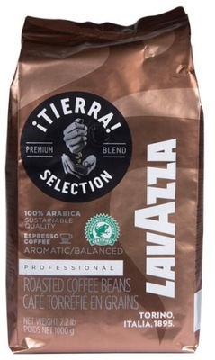 Kawa ziarnista Lavazza Tierra 1kg Arabica 100%