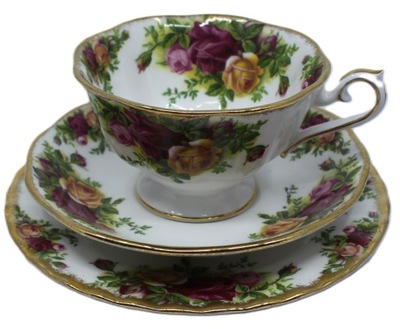 LOOK:) ROYAL ALBERT FILIŻANKA TRIO AVON