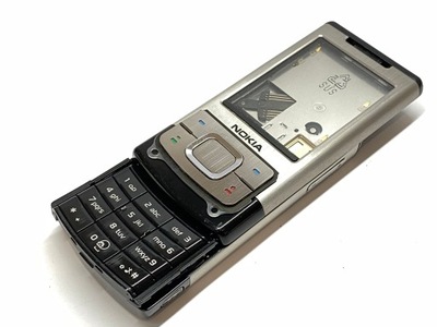 NOKIA 6500 SLIDE KOMPLETNA OBUDOWA ORYGINAŁ SREBRNA