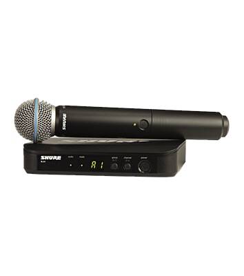 SHURE BLX24E/B58 MIKROFON BEZPRZEWODOWY ZESTAW DO RĘKI SYSTEM DORĘCZNY