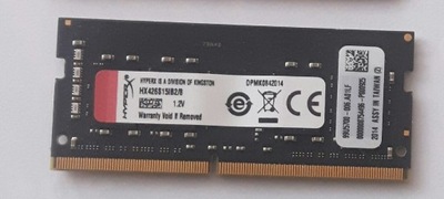 Pamięć RAM DDR4 Kingston HYPERX HX426S15IB2/8 8GB 2666MHz