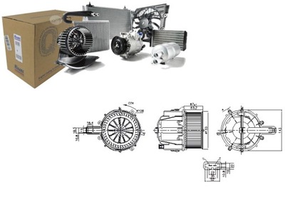 FAN AIR BLOWERS PORSCHE 718 BOXSTER 718 CAYMAN 911 911 SPEEDSTER  