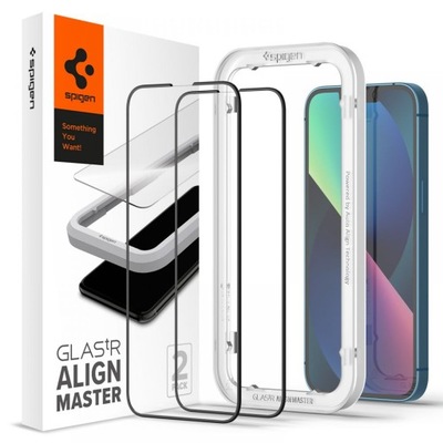 SPIGEN ALM 2x Szkło Hartowane 9H IPHONE 13 PRO MAX