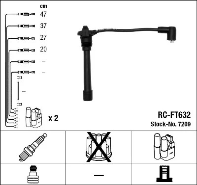 CABLES ZAP. 7209 NGK  