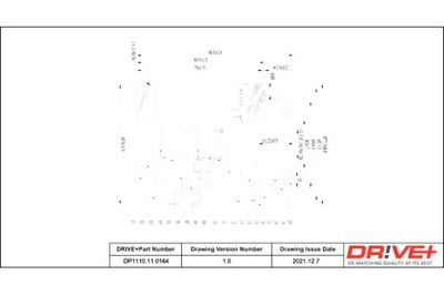 DRIVE+ ФІЛЬТР МАСЛА VOLKSWAGEN БЕНЗИН 1.4 12-18 TIGUAN VAN