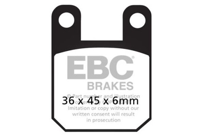 PADS BRAKE YAMAHA TZR 50 EBC FA115HH  