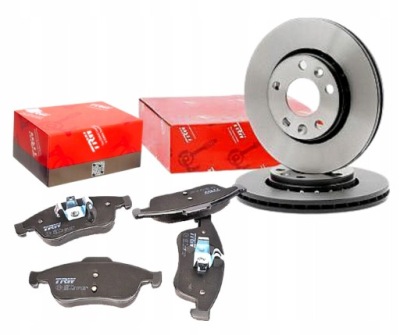 Набор тормозные диски + тормозные колодки ham trw megane iii fluence фото №1