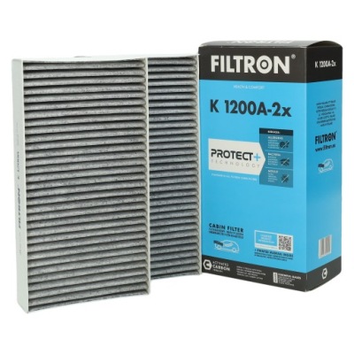 Фільтр салонний вугільний filtron k1200a-2x фото №1