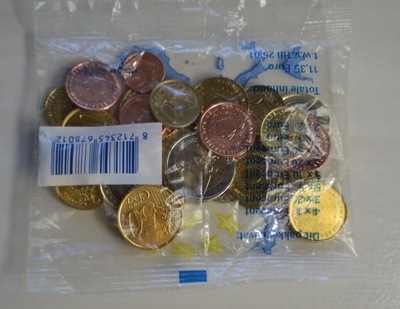 Holandia - monety euro - woreczek menniczy
