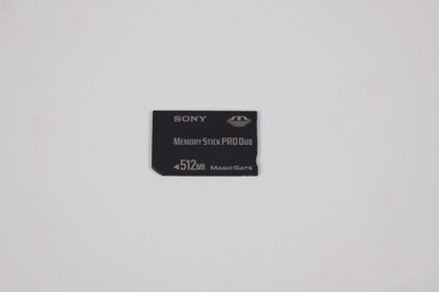 Karta Pamięci MEMORY STICK PRO DUO SONY 512MB