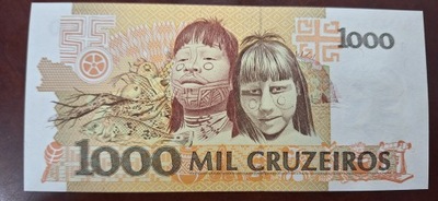 BANKNOT BRAZYLIA 1000 CRUZERIOS