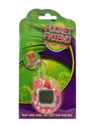 Pocket Friend elektroniczne zwierzątko TAMAGOTCHI Różowy