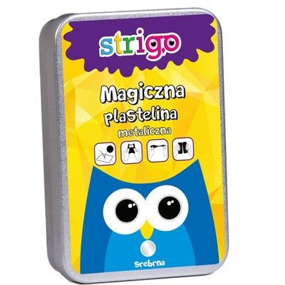 Strigo magiczna plastelina metaliczna srebrna TCM-03