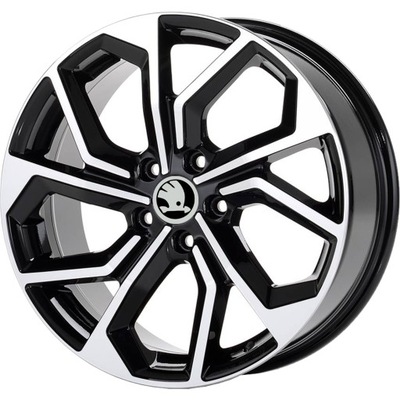 NEW ALLOY WHEELS (TITANIUM) MAKE PLATIN-SKODA 18