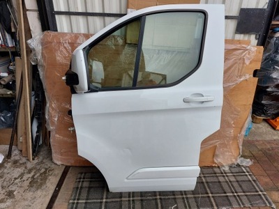 Дверь левая перед ford transit custom 14r белый aa фото №1