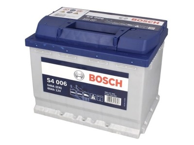 BATERÍA BOSCH 12V 60AH/540A S4 L+  