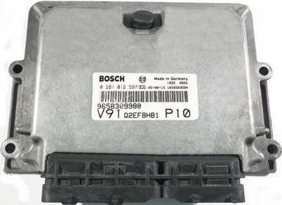 ECU DUCATO JUMPER 2.2 9658309980 0281012597 LIMPIO  