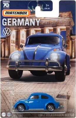 1962 VOLKSWAGEN BEETLE autko MATCHBOX GERMANY 2023