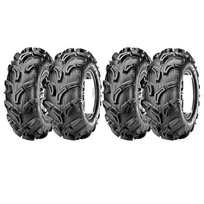 4X QUAD QUADA 25X10-12 + 25X8-12 MAXXIS ZILLA