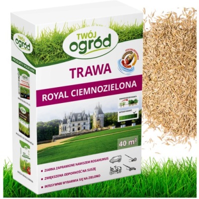 СЕМЕНА ТРАВЫ ТЕМНО-ЗЕЛЕНАЯ ЗАСУХОУСТОЙЧИВАЯ ТРАВА С РОЗАХУМУСОМ 1 КГ 40 м2