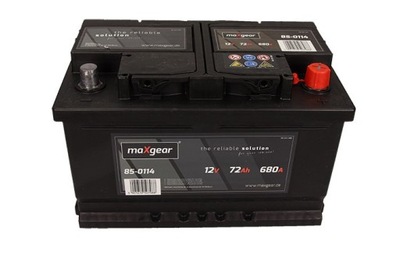 BATTERY 12V 72AH/680A L- 278X175X175 DL./SZER./WYS  