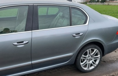Двері задні ліва skoda superb 2 ii 9157 lf8l фото №1