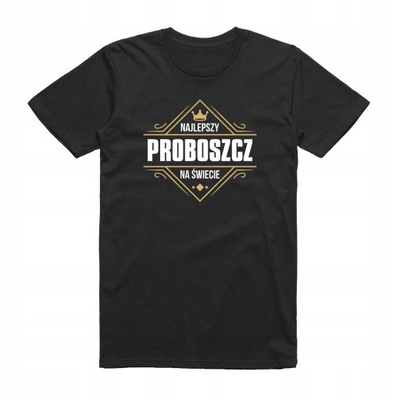 L - KOSZULKA T-SHIRT PROBOSZCZ DLA KSIĘDZA KSIĄDZ