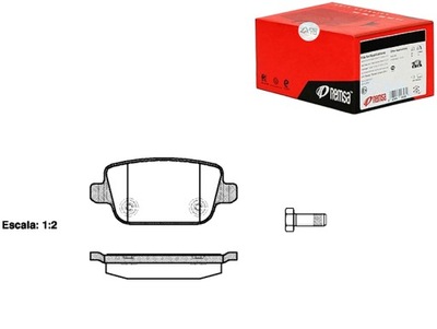 КОЛОДКИ ТОРМОЗНЫЕ REMSA 6G912M008GB 1566234 1682005