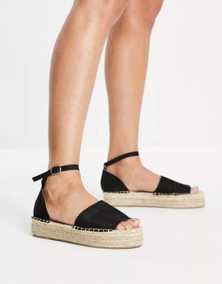 SOUTH BEACH DAMSKIE ESPADRYLE CZARNE 38 1RLG