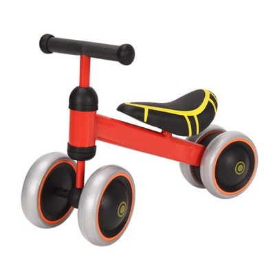 Rowerek biegowy chodzik jeździk dla dzieci w wieku 1-3 lat czerwony