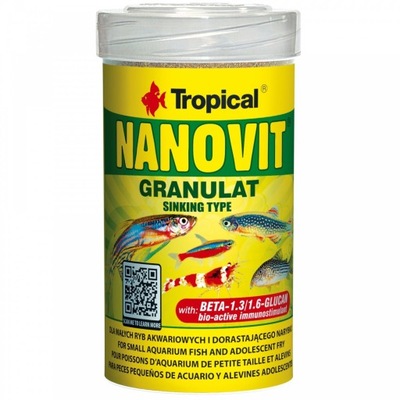 TROPICAL NANOVIT GRANULAT 100ML/70G