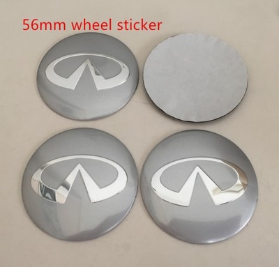 4PCS 56 MM 60 MM 65 MM INFINITI EMBLEM EMBLEM WHEE  