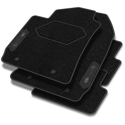 VOLVO S80 1998-2006 ALFOMBRILLAS CARBONBLACK DE FELPA  