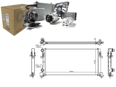 Радиатор воды audi a3 1.6 tdi 8v1 фото №1