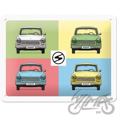 ТАБЛИЦА PLAKAT 15X20 TRABANT POP ART 26258