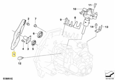Mini r50 r52 cabrio w10 one cooper оригинальная кронштейн сцепления od 07/2004 фото №1