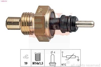 SENSOR TEMPERATURE FLUID COOLING DB W201 1-830-214  